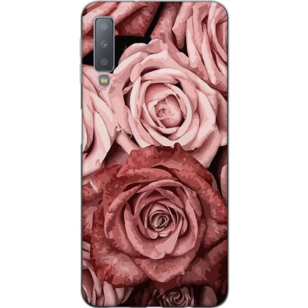 Samsung Galaxy A7 (2018) Gennemsigtig cover Roser