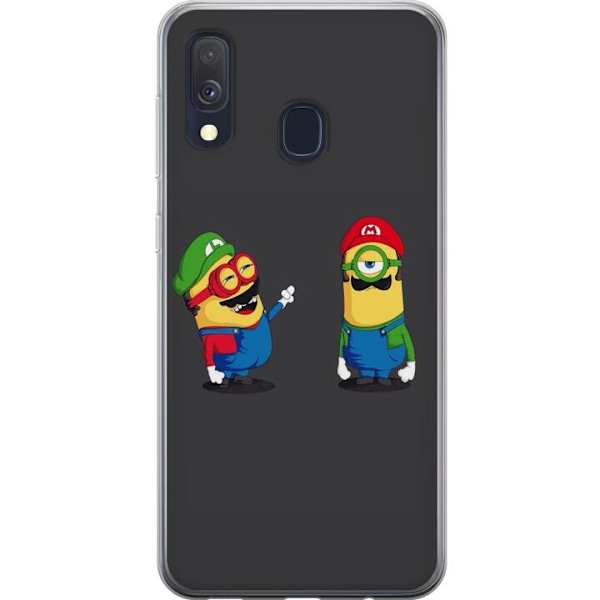 Samsung Galaxy A40 Läpinäkyvä kuori hahaha