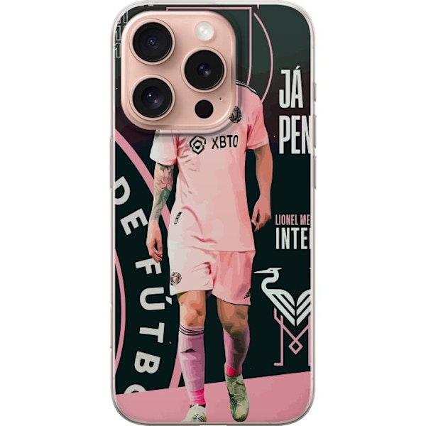 Apple iPhone 16 Pro Läpinäkyvä kuori Lionel Messi