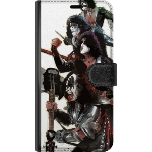 Kompatibel Tegnebogsetui til Apple iPhone 12 mini Kizz Hårdrock Rockmusik Band Klassisk