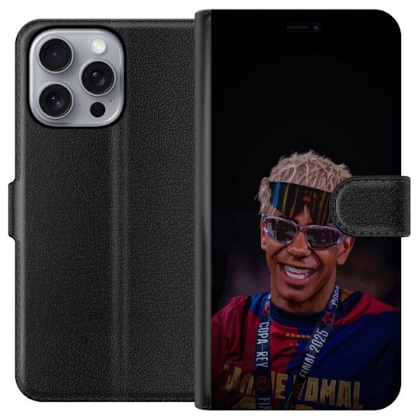 Apple iPhone 16 Pro Max Tegnebogsetui Lamine Yamal mobiltaske i elegant sportsdesign