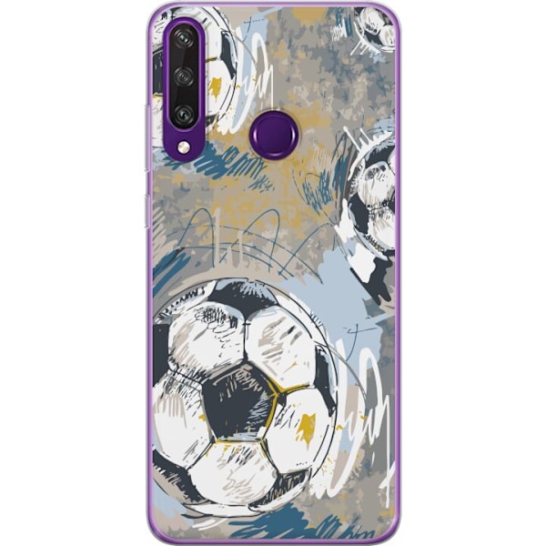 Huawei Y6p Gjennomsiktig deksel Fotball