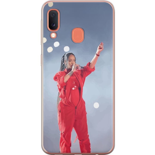 Samsung Galaxy A20e Läpinäkyvä kuori Rihanna – Trendsetting Looks & Style