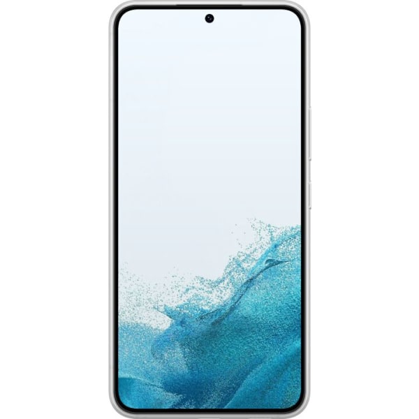 Samsung Galaxy S22+ 5G Gjennomsiktig deksel Blomster Blå...