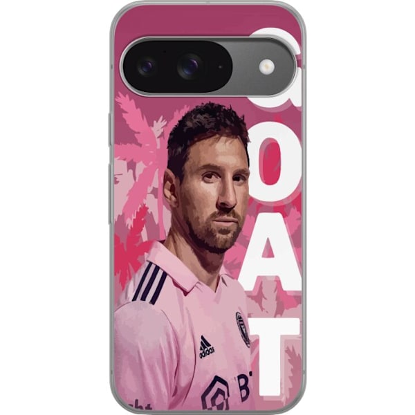 Google Pixel 9 Pro Gjennomsiktig deksel Lionel Messi