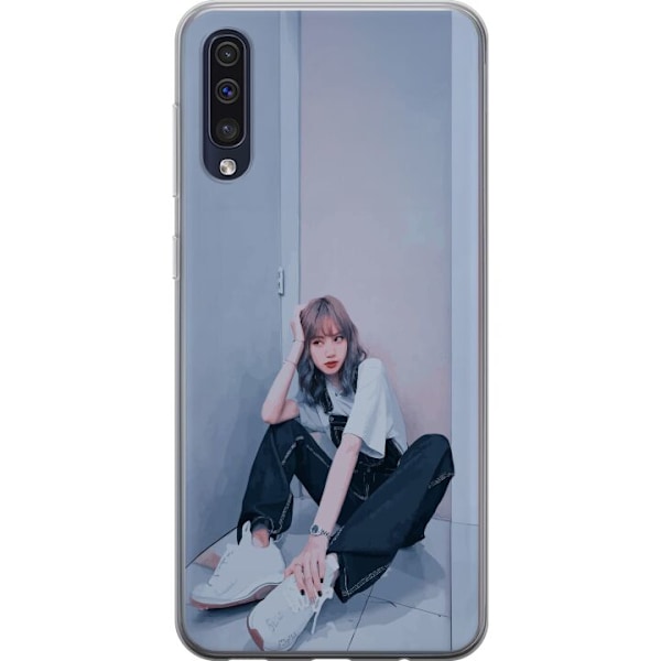 Samsung Galaxy A50 Läpinäkyvä kuori Lisa from Blackpink – K-pop Style Icon