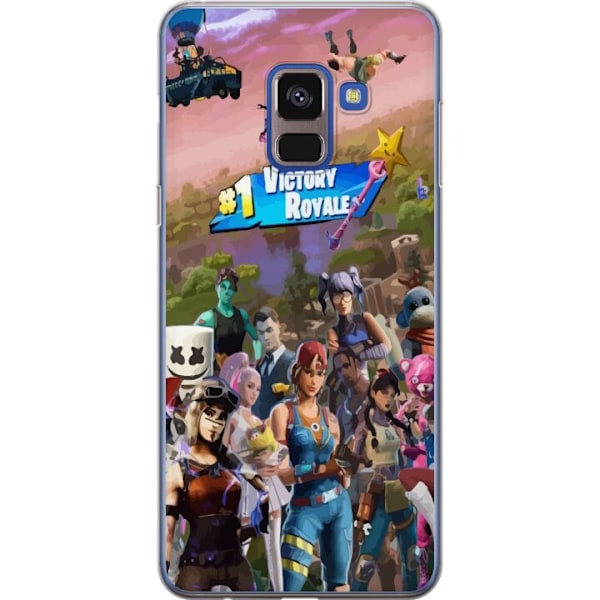 Samsung Galaxy A8 (2018) Läpinäkyvä kuori Fortnite