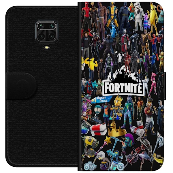 Xiaomi Redmi Note 9S Plånboksfodral Fortnite