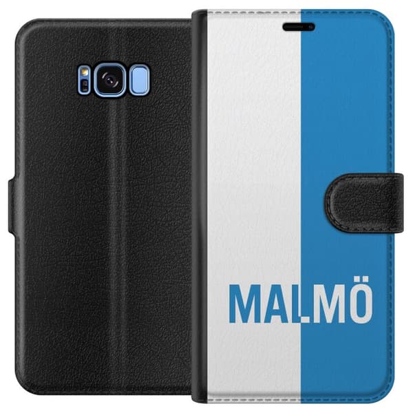 Kompatibelt Plånboksfodral till Samsung Galaxy S8 Malmö – fotboll