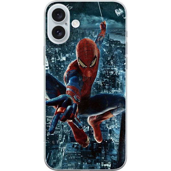 Apple iPhone 16 Plus Gjennomsiktig deksel Spiderman