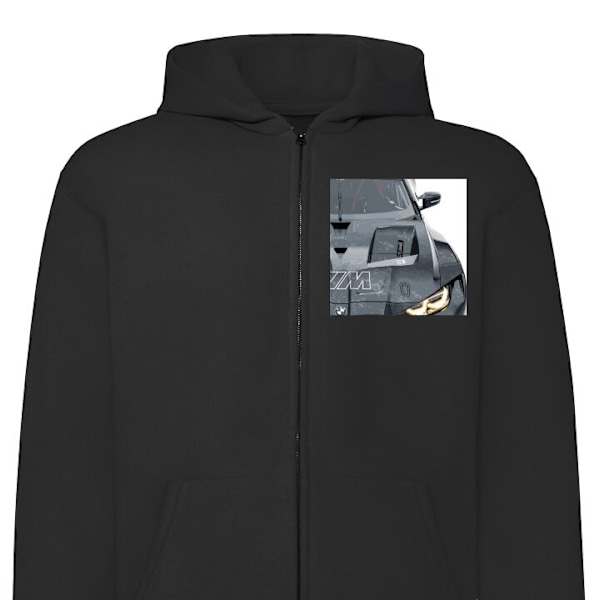 Zip-Hoodie | Huvtröja med Dragkedja för Vuxna BMW svart L