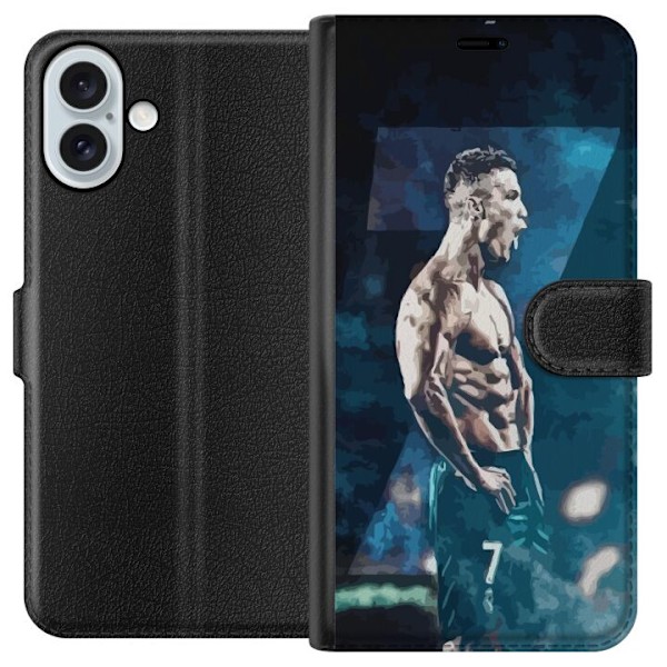 Apple iPhone 16 Plus Tegnebogsetui Cristiano Ronaldo