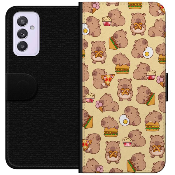 Samsung Galaxy A82 5G Tegnebogsetui Kawaii capybara mobilcover med flere søde figurer
