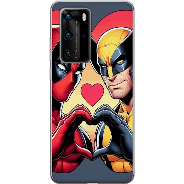 Huawei P40 Pro Gjennomsiktig deksel All hjerters dag Wolverine