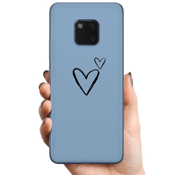 Huawei Mate 20 Pro TPU Mobilcover Hjerte