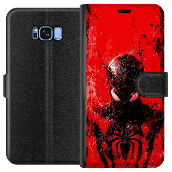 Kompatibelt Plånboksfodral till Samsung Galaxy S8 Spider Man