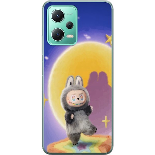 Xiaomi Redmi Note 12 Läpinäkyvä kuori Labubu Neon Pop - Neo