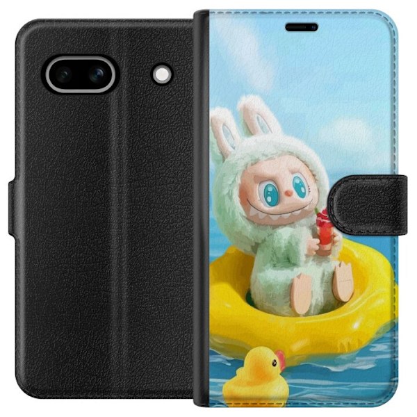 Google Pixel 7a Tegnebogsetui Labubu Macaron-serie