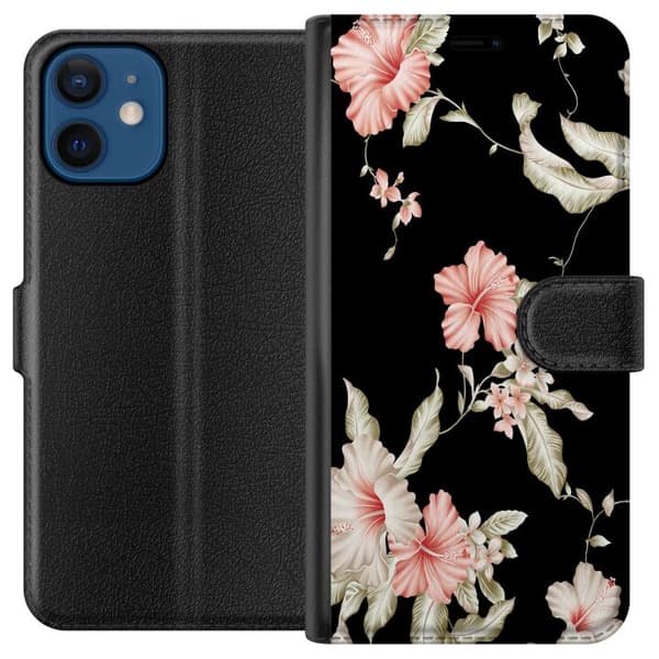Kompatibelt Plånboksfodral till Apple iPhone 12 mini Blommor