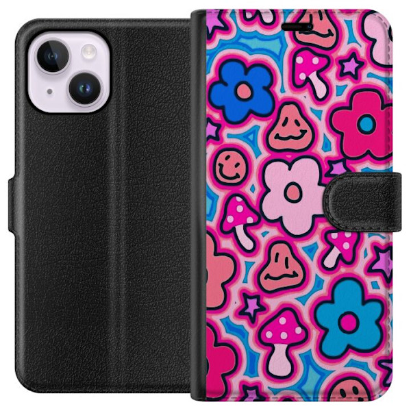 Apple iPhone 15 Plus Tegnebogsetui Mønster
