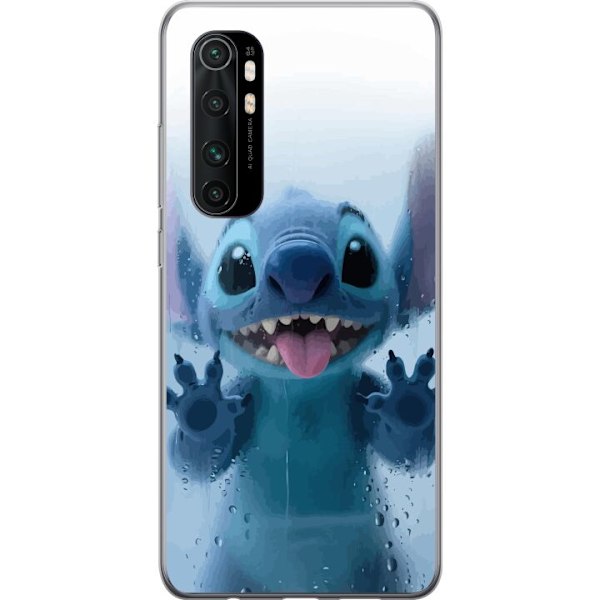 Xiaomi Mi Note 10 Lite Genomskinligt Skal Stitch Window View
