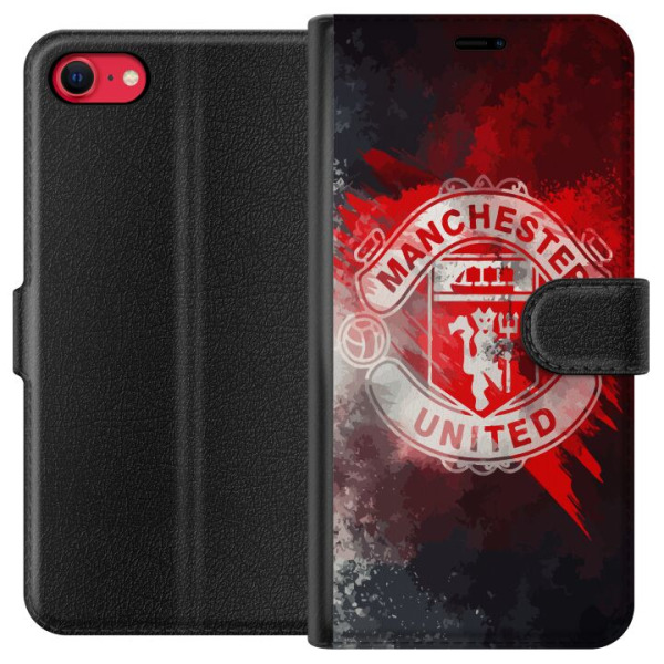 Apple iPhone SE (2022) Lompakkokotelo Manchester United