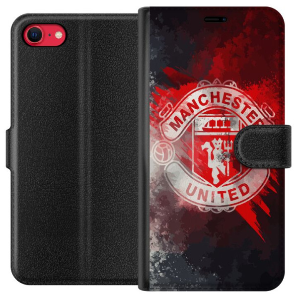 Apple iPhone SE (2022) Tegnebogsetui Manchester United