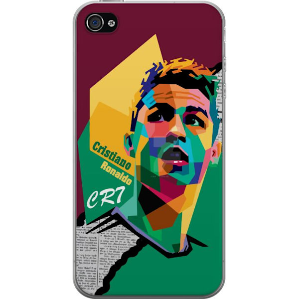 Apple iPhone 4 Läpinäkyvä kuori Ronaldo