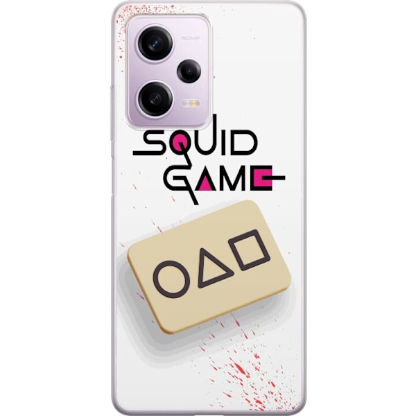 Xiaomi Redmi Note 12 Pro Gennemsigtig cover Squid Game