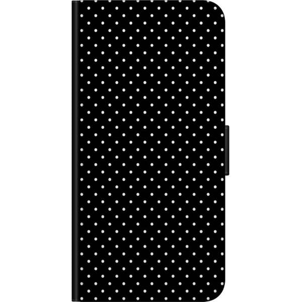 Kompatibelt Plånboksfodral till Xiaomi Mi 10 5G Svarta nattprickar svart