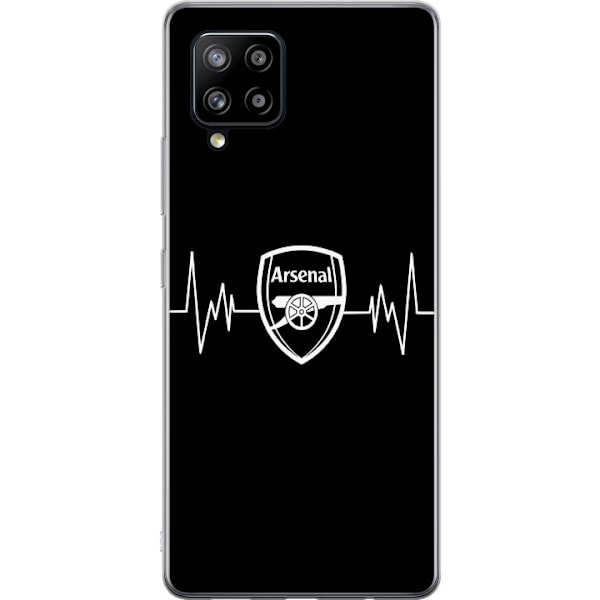 Samsung Galaxy A42 5G Gennemsigtig cover Arsenal