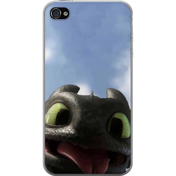 Apple iPhone 4 Genomskinligt Skal How to Train Your Dragon (Draktränaren)
