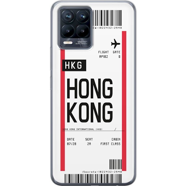 Realme 8 Genomskinligt Skal Hongkong