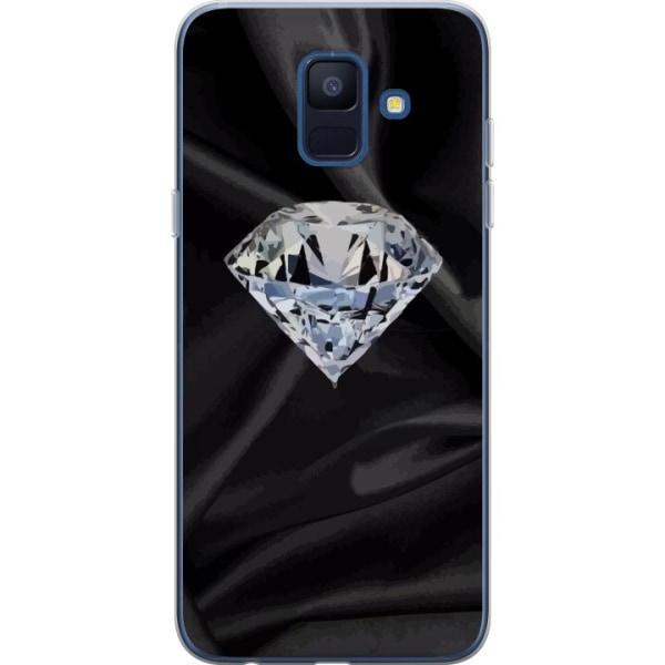 Samsung Galaxy A6 (2018) Gjennomsiktig deksel Silke Diamant