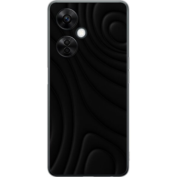 OnePlus Nord CE 3 Lite Läpinäkyvä kuori Tummat Aallot