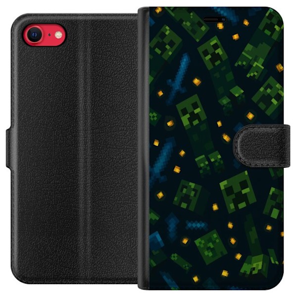 Apple iPhone 8 Plånboksfodral Minecraft Dungeons Mob