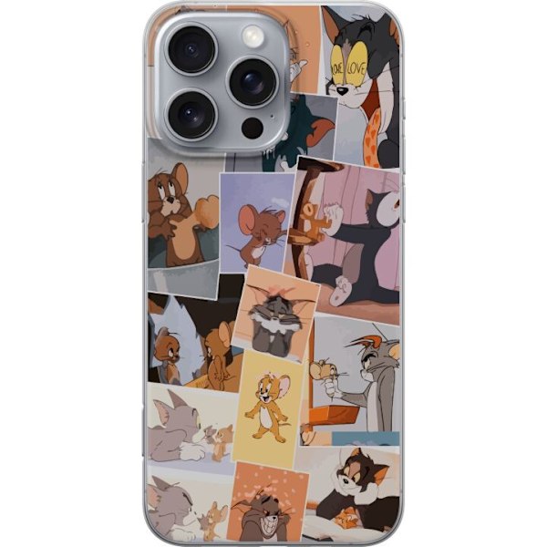 Apple iPhone 16 Pro Max Gennemsigtig cover Tom og Jerry