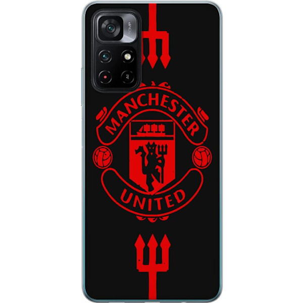 Xiaomi Poco M4 Pro 5G Gjennomsiktig deksel ManchesterUnited