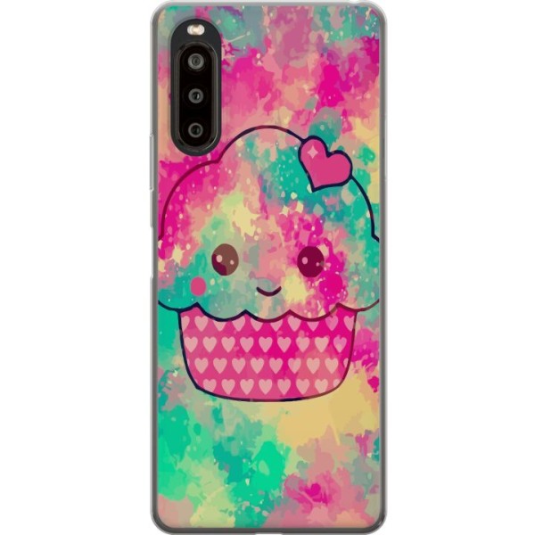Sony Xperia 10 II Gennemsigtig cover Cupcake