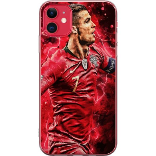 Apple iPhone 11 Läpinäkyvä kuori Cristiano Ronaldo