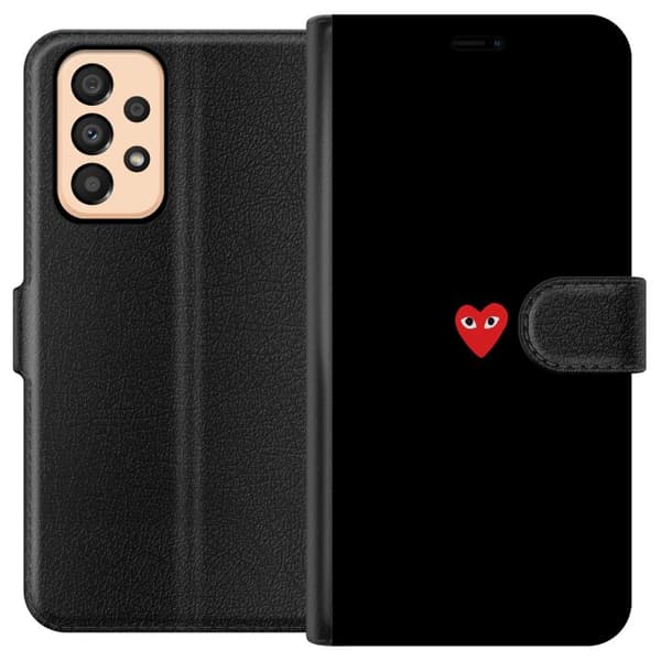 Kompatibelt Plånboksfodral till Samsung Galaxy A33 5G Heart
