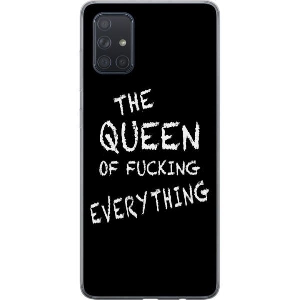 Samsung Galaxy A71 Gennemsigtig cover Dronning af alting