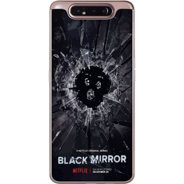 Samsung Galaxy A80 Läpinäkyvä kuori Black Mirror Sci-Fi Net