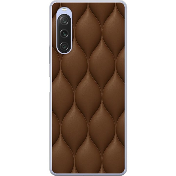 Sony Xperia 10 V Läpinäkyvä kuori Kaakaoskaalat