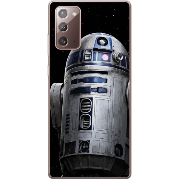 Samsung Galaxy Note20 Genomskinligt Skal R2D2 Star Wars