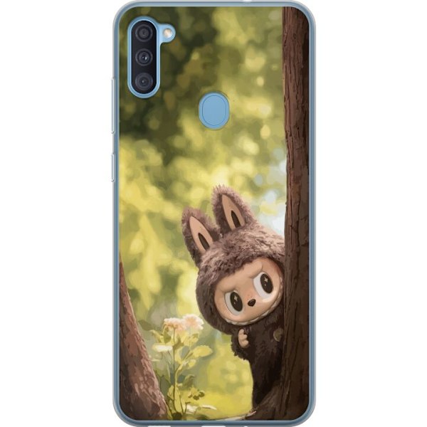 Samsung Galaxy A11 Gjennomsiktig deksel Labubu Graffiti Vibes