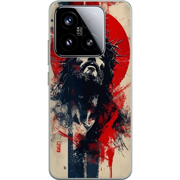 Xiaomi 15 Läpinäkyvä kuori Jeesus ristillä - kristillinen aihe vahvalla symboliikalla uskosta ja toivosta