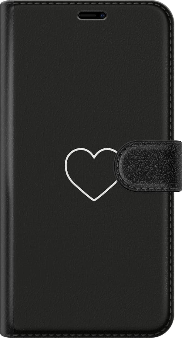 Kompatibel Tegnebogsetui til Sony Xperia 10 IV Hjerte