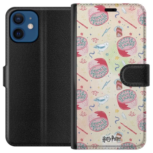 Kompatibel Tegnebogsetui til Apple iPhone 12 Harry Potter Mønster Hogwarts Magi