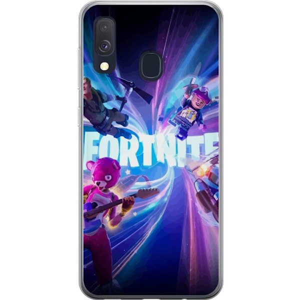 Samsung Galaxy A40 Gennemsigtig cover Fortnite